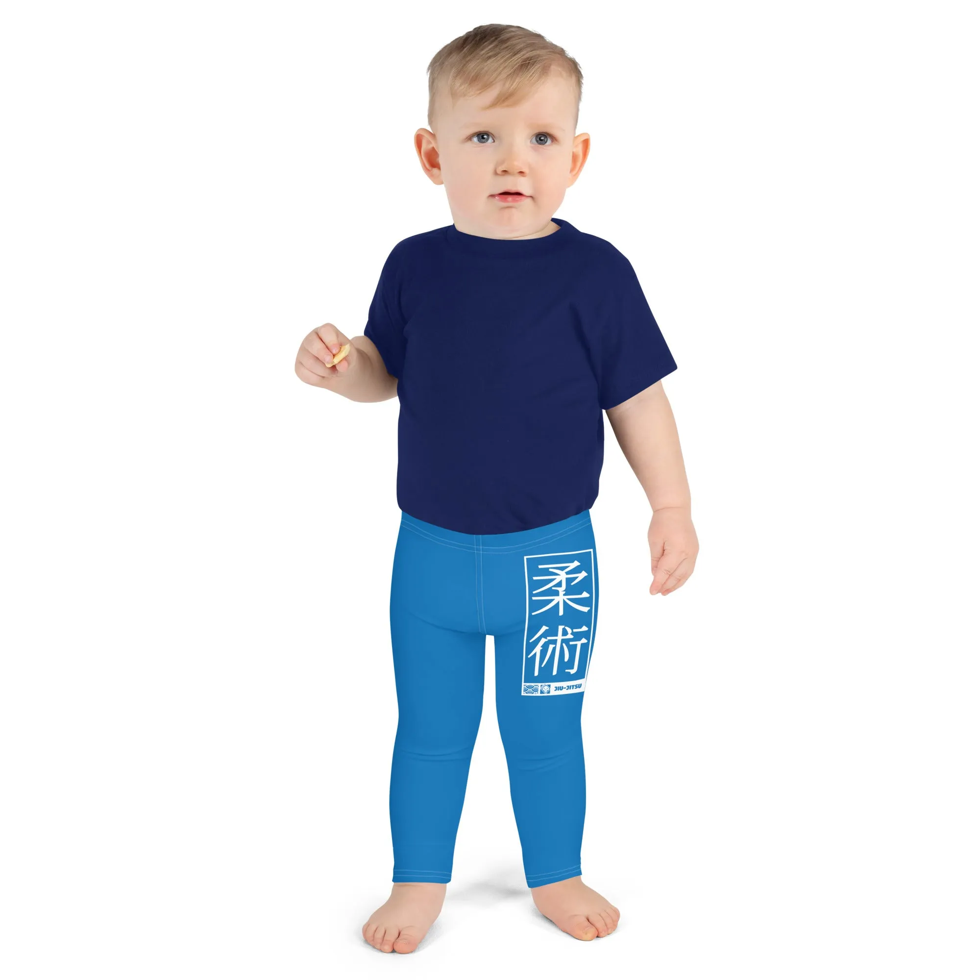 Kid's Boys Jiu-Jitsu Athletic Leggings 004 - Azul