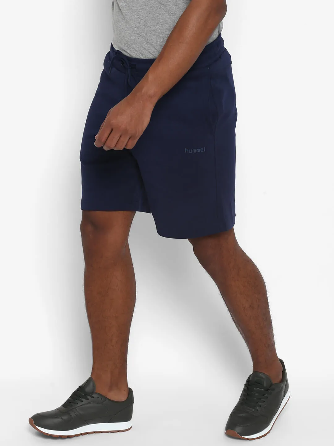 Lege Men Cotton Navy Blue Short