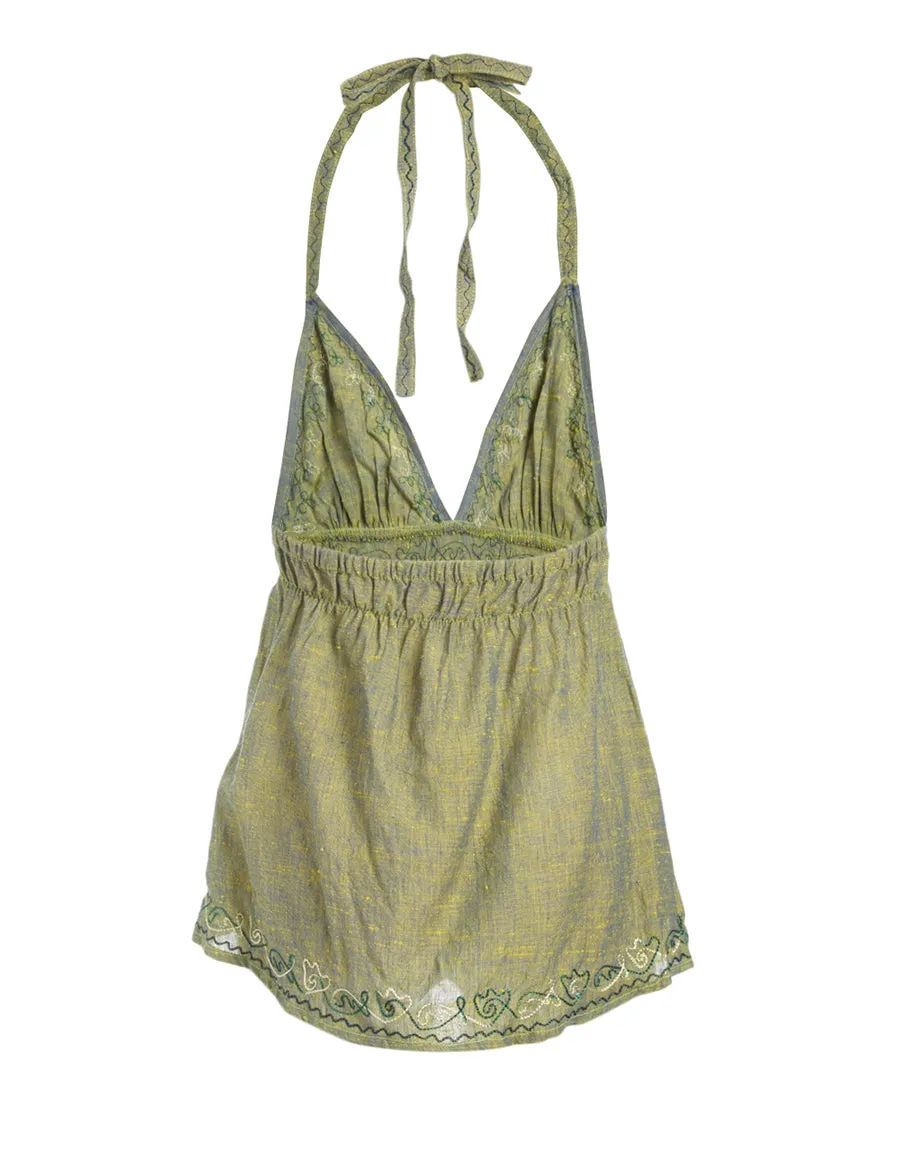 Light Cotton Floral Halter