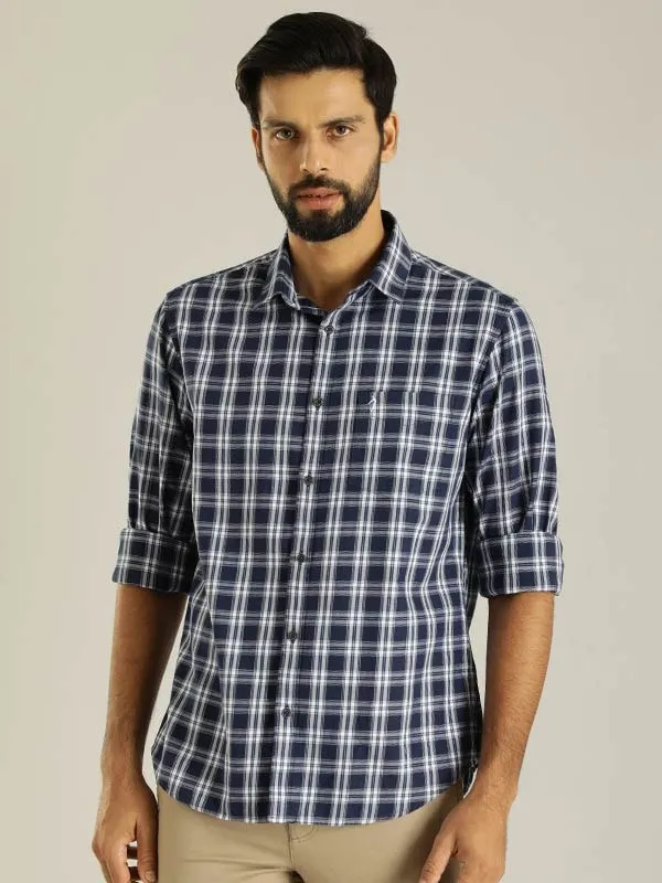 Men Checked Full Sleeve Cotton Shirt