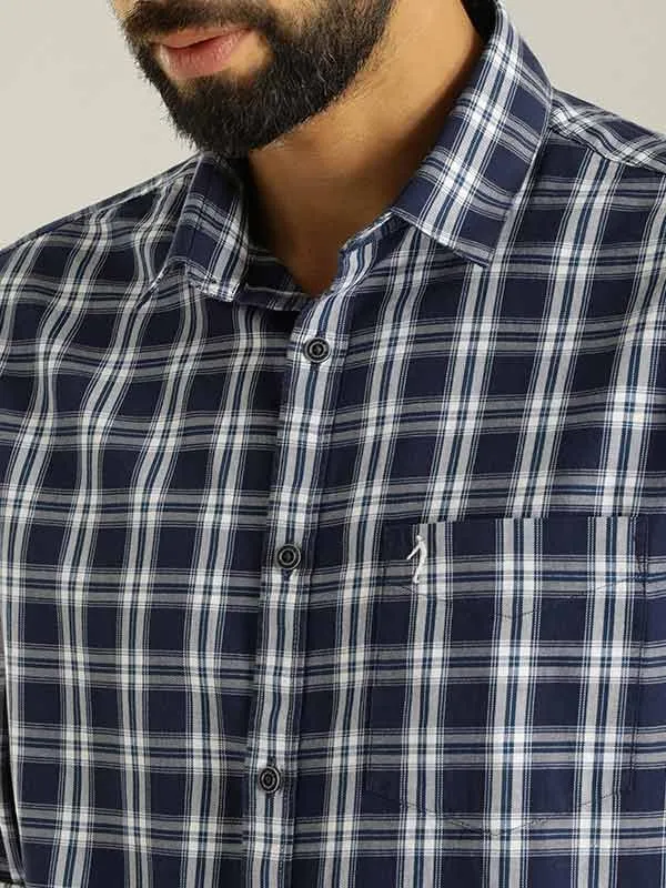 Men Checked Full Sleeve Cotton Shirt