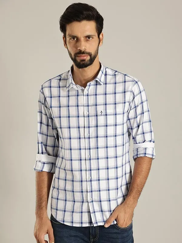 Men Checked Full Sleeve Cotton Shirt