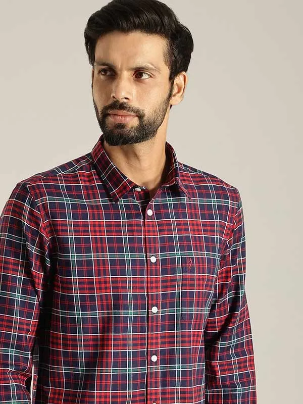 Men Checked Full Sleeve Cotton Shirt