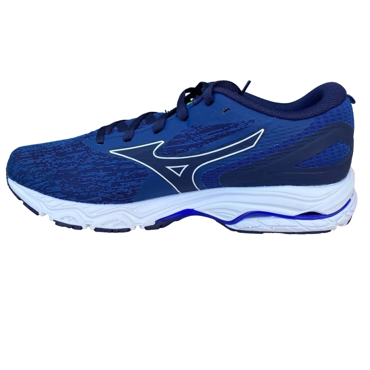 Mizuno men's running shoe Wave Prodigy 5 J1GC231003 blue-white-green