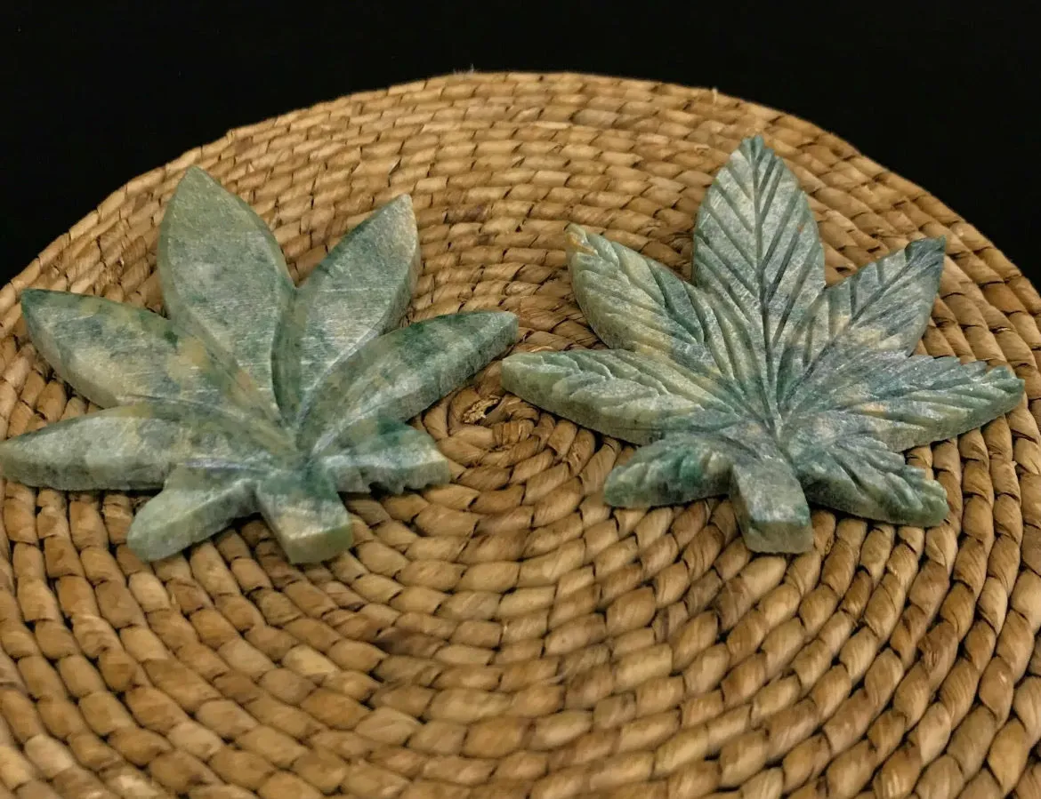 Natural Amazonite Leaf