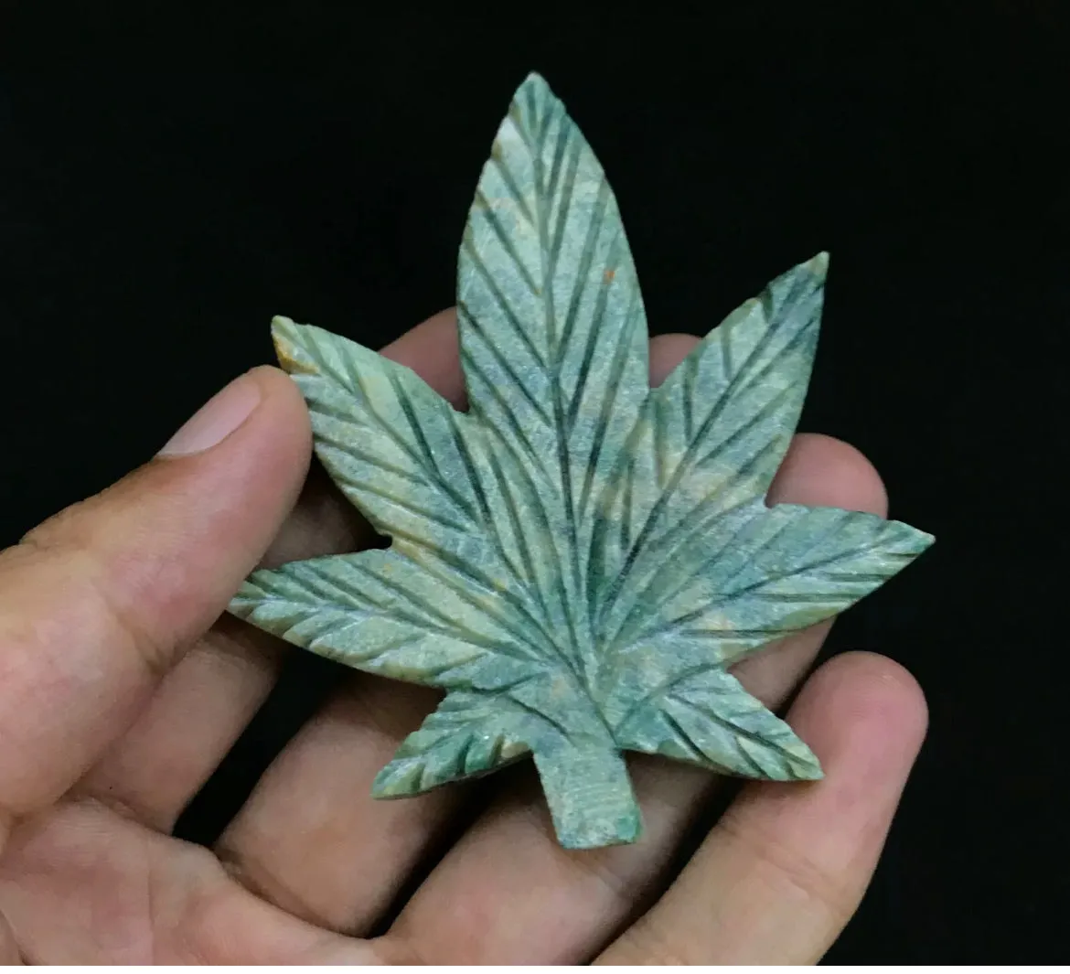 Natural Amazonite Leaf