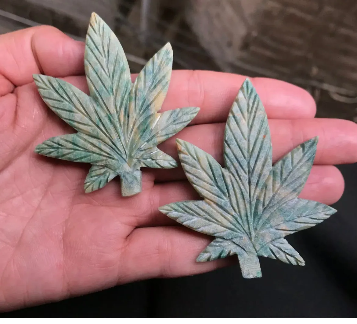 Natural Amazonite Leaf