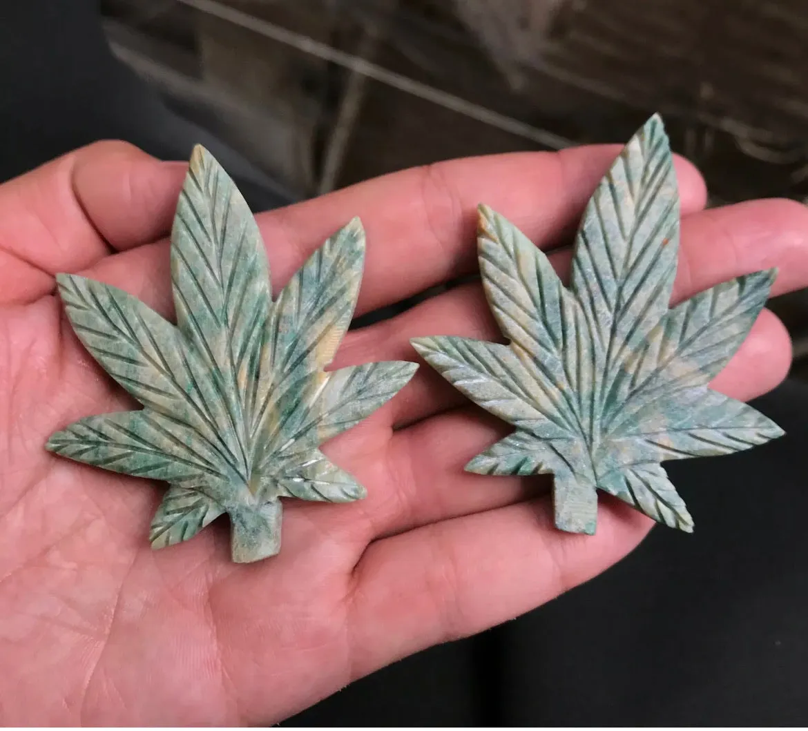 Natural Amazonite Leaf