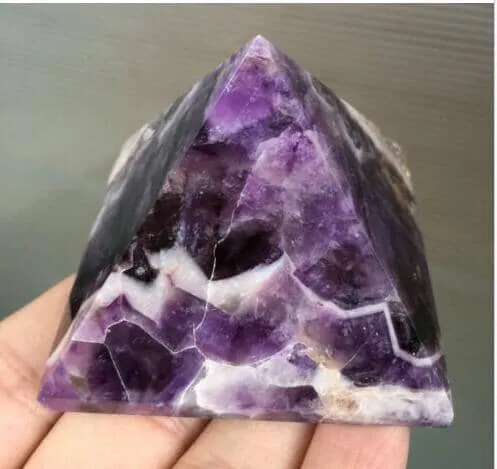 Natural Amethyst Pyramid