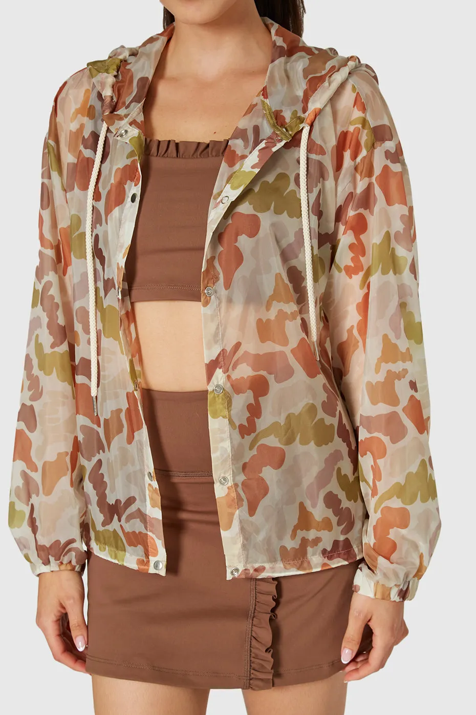 Natural Camo Windbreaker