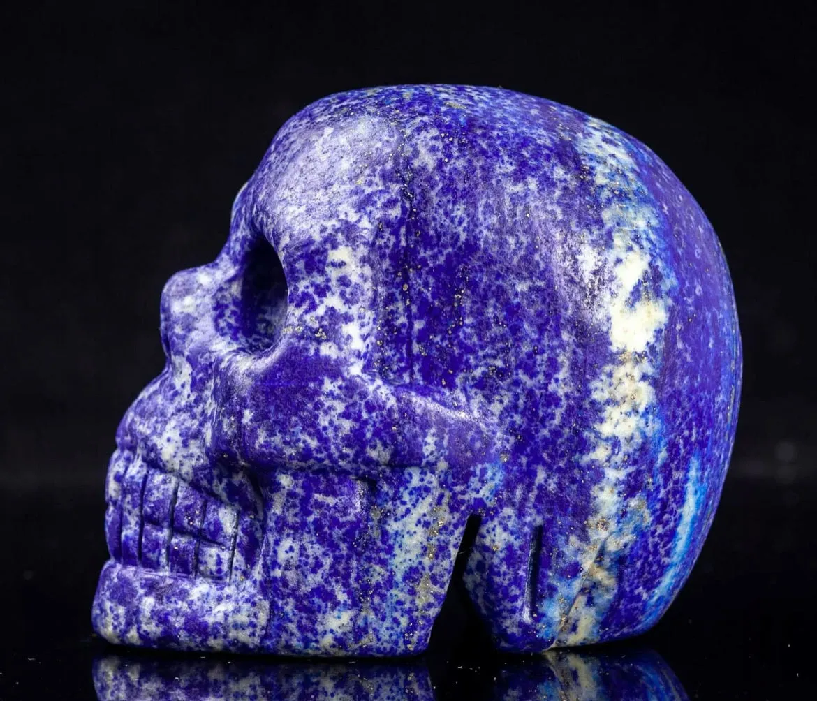 Natural Lapis Lazuli Skull