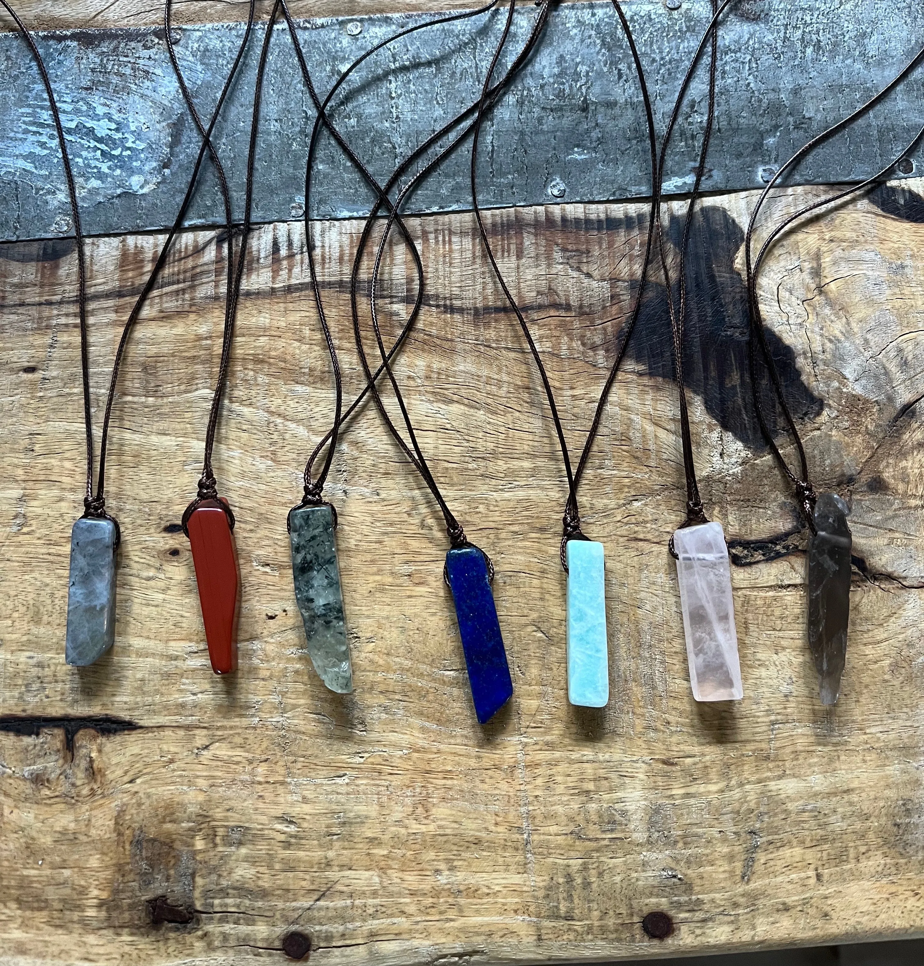 Natural Stone Talisman Necklaces