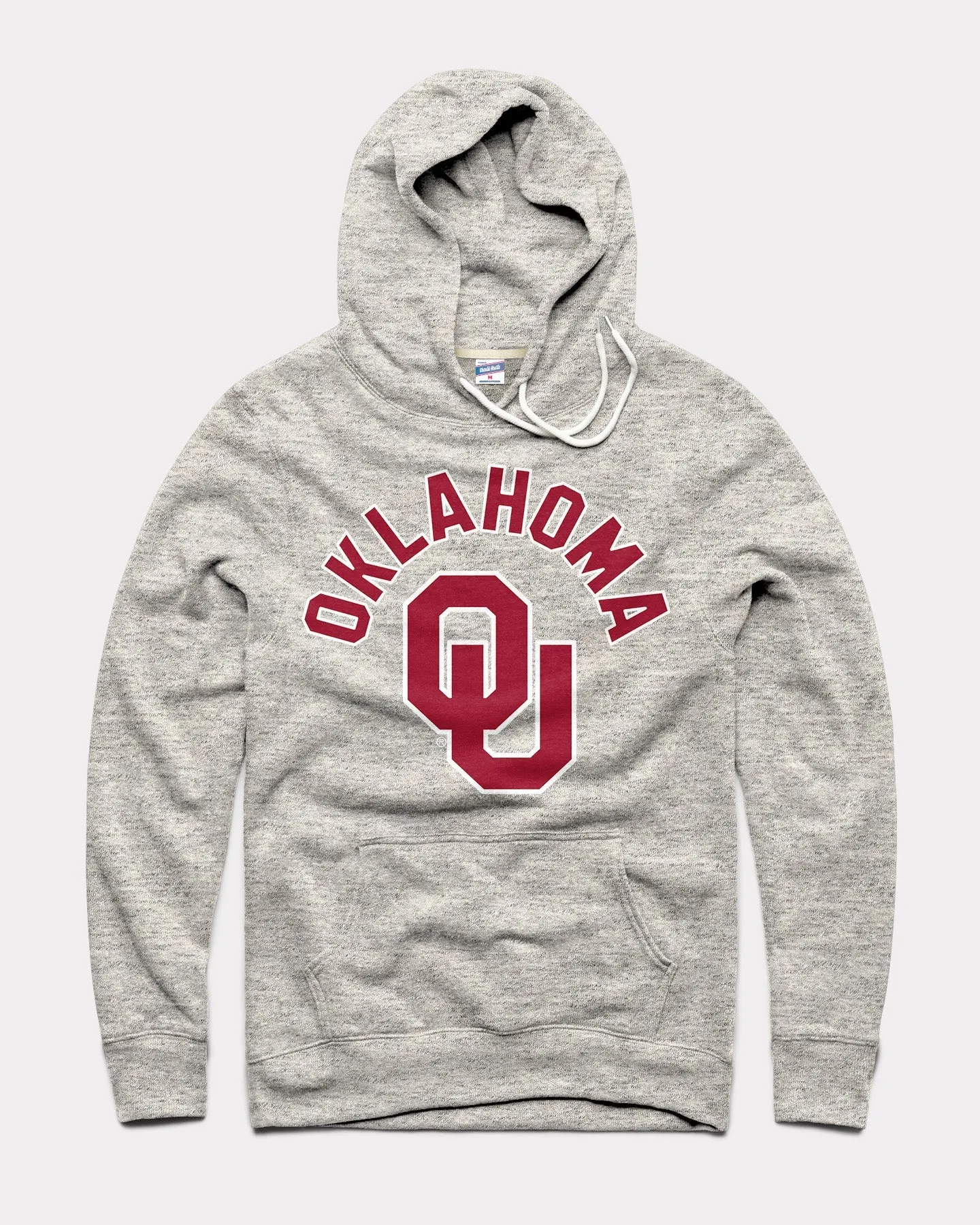 OU Block Monogram Athletic Grey Hoodie