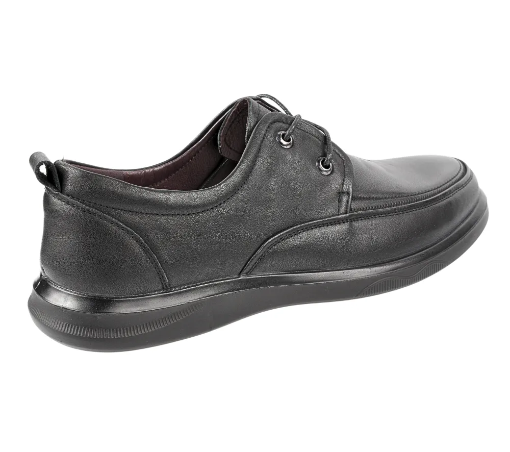 Pantofi casual, barbati, MELS, 839988 negru, piele naturala