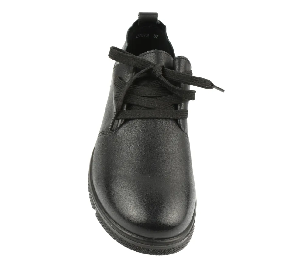 Pantofi casual, dama, FORMAZIONE, 21072 negru, piele naturala