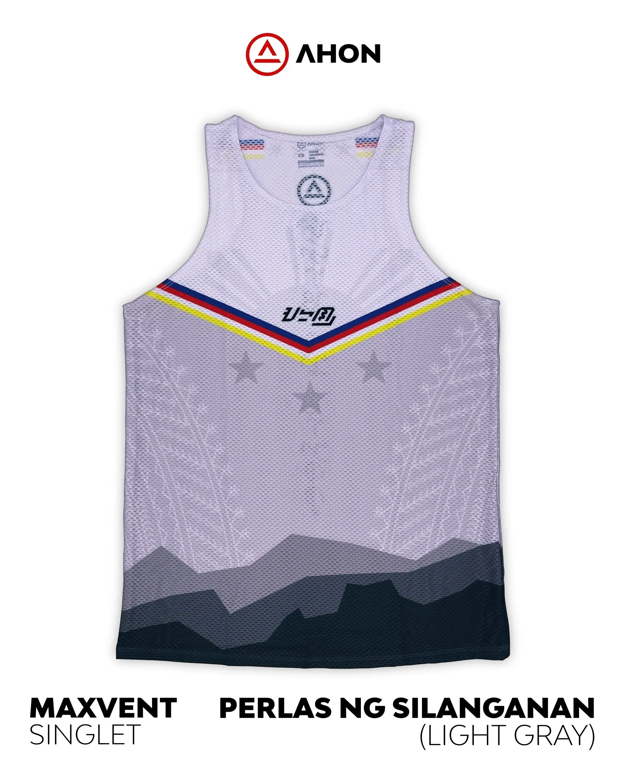 Perlas Ng Silanganan running singlet - maxvent  (light gray)