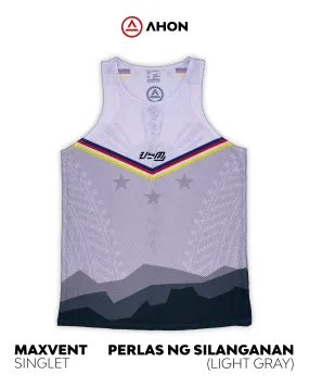 Perlas Ng Silanganan running singlet - maxvent  (light gray)