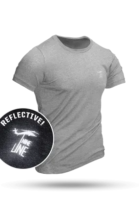 Reflective Dropline Logo - Athletic T-Shirt