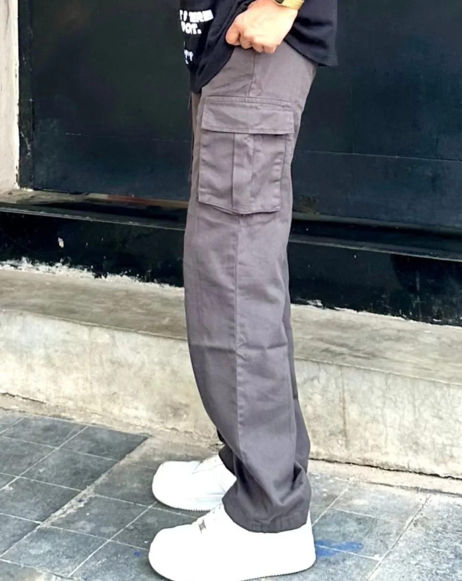 Seoul Wide Leg Men Trouser Cargos