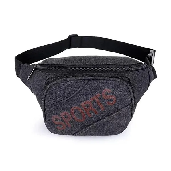 Sport Casual High Capacity Canvas Waist Pack