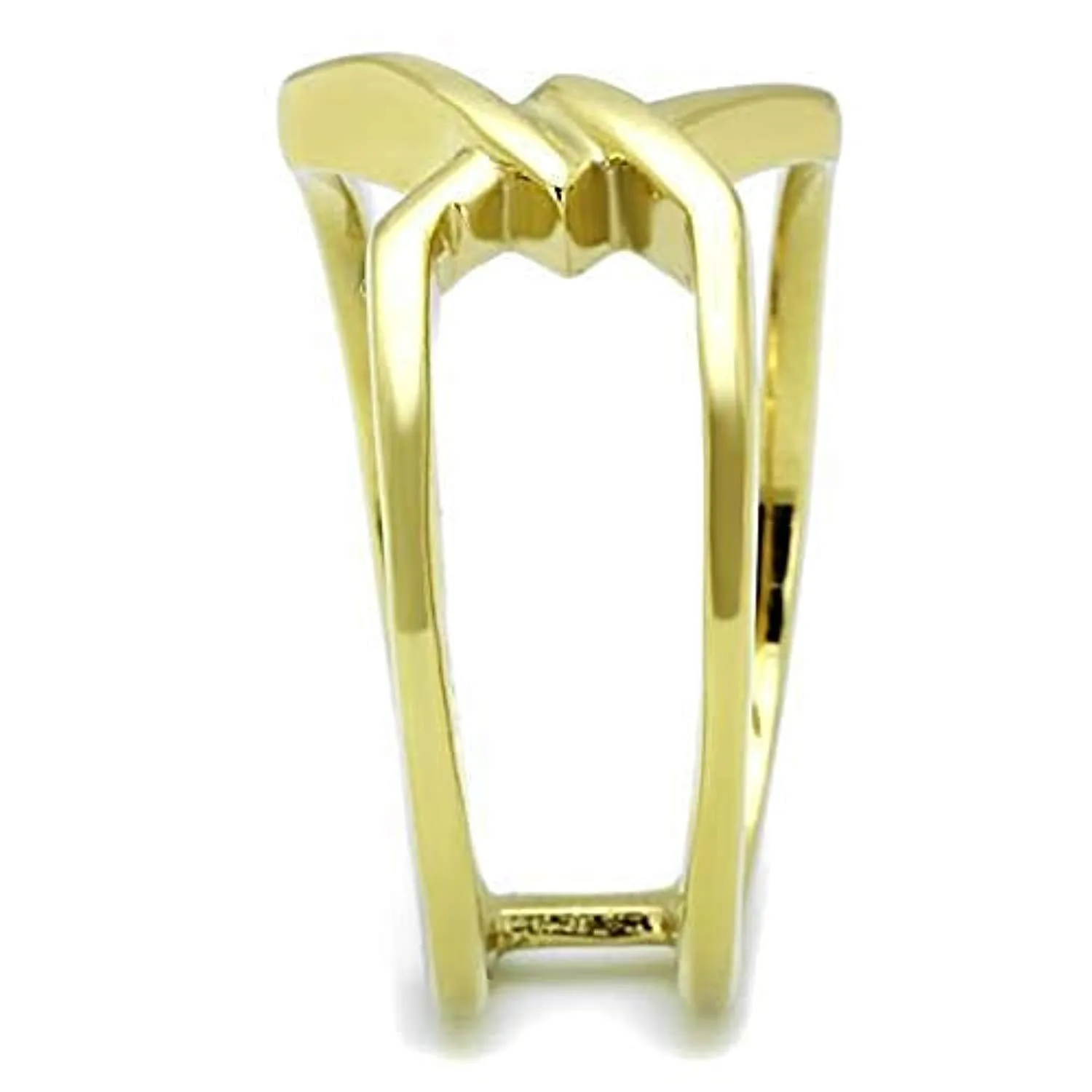 WildKlass Stainless Steel Ring IP Gold Women