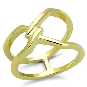 WildKlass Stainless Steel Ring IP Gold Women