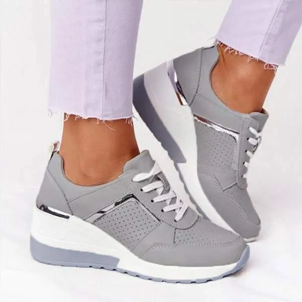 Women'S Casual Round Toe Lace-Up Sneakers 99730804C