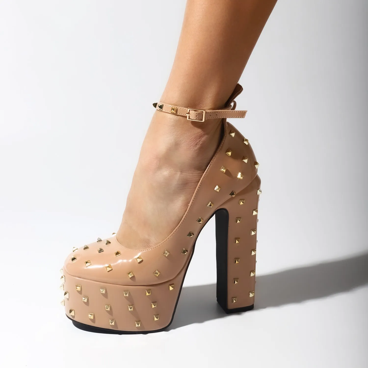 Zapatillas Victoria rockstud natural