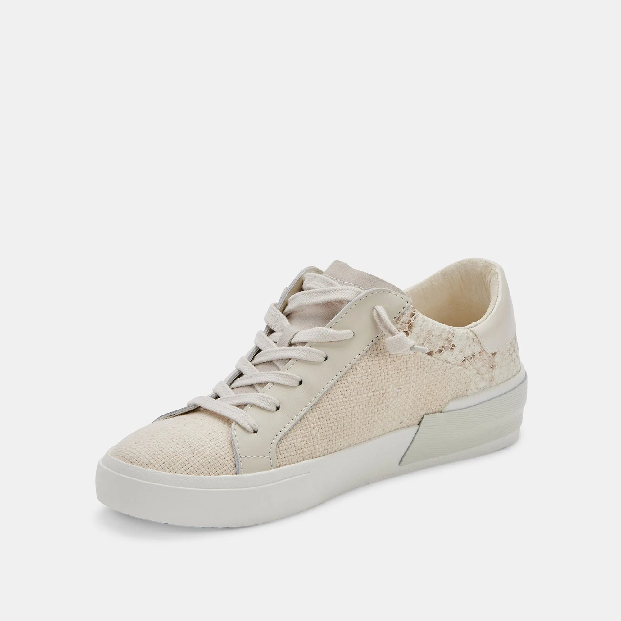 ZINA SNEAKERS NATURAL LINEN